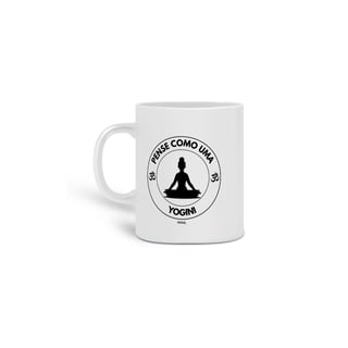 Nome do produto Caneca pense como uma Yogini
