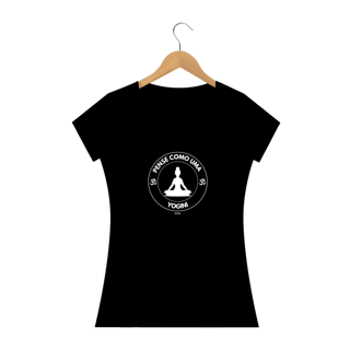 Nome do produto Camiseta Baby Long Prime Pense como uma Yogini