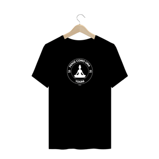 Nome do produto Camiseta Plus Size Pense como uma Yogini