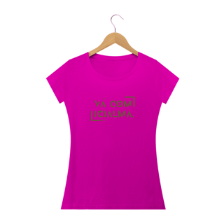 Nome do produto Camiseta Baby Long Classic Vá com Calma