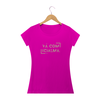 Nome do produto Camiseta Baby Long Classic Vá com Calma
