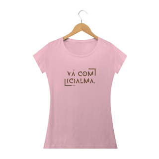 Nome do produto Camiseta Baby Long Classic Vá com Calma
