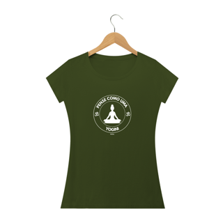 Nome do produto Camiseta Baby Long Quality Pense como uma Yogini