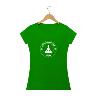 Nome do produto Camiseta Baby Long Quality Pense como uma Yogini
