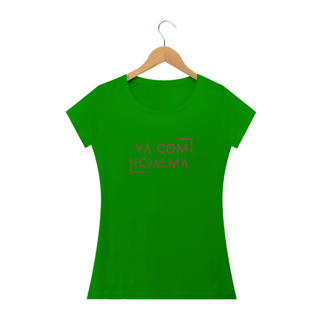 Nome do produto Camiseta Baby Long Classic Vá com Calma