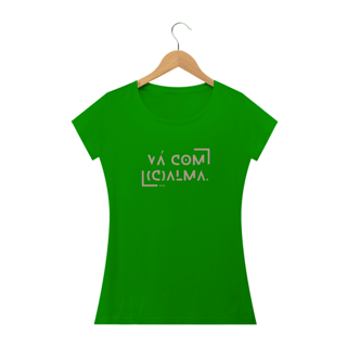 Nome do produto Camiseta Baby Long Classic Vá com Calma