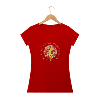 Nome do produto Camiseta Baby Long Classic Nature Yoga Meditation