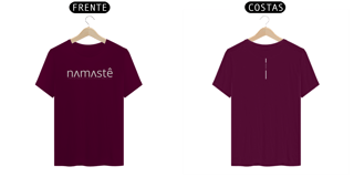 Nome do produto Camiseta Classic Namastê