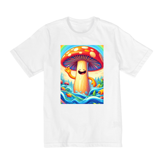 Nome do produto camiseta oversized com um cogumelo doido 