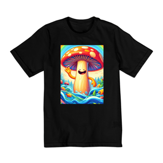 Nome do produto camiseta oversized com um cogumelo doido 