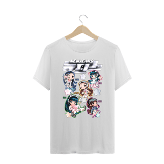 Nome do produto Camiseta Plus Size 'NEWJEANS - WEVERSE'