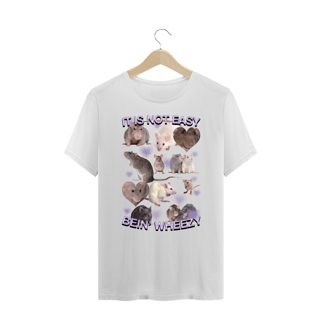 Nome do produto Camiseta Plus Size 'IT IS NOT EASY BEIN' WHEEZY'