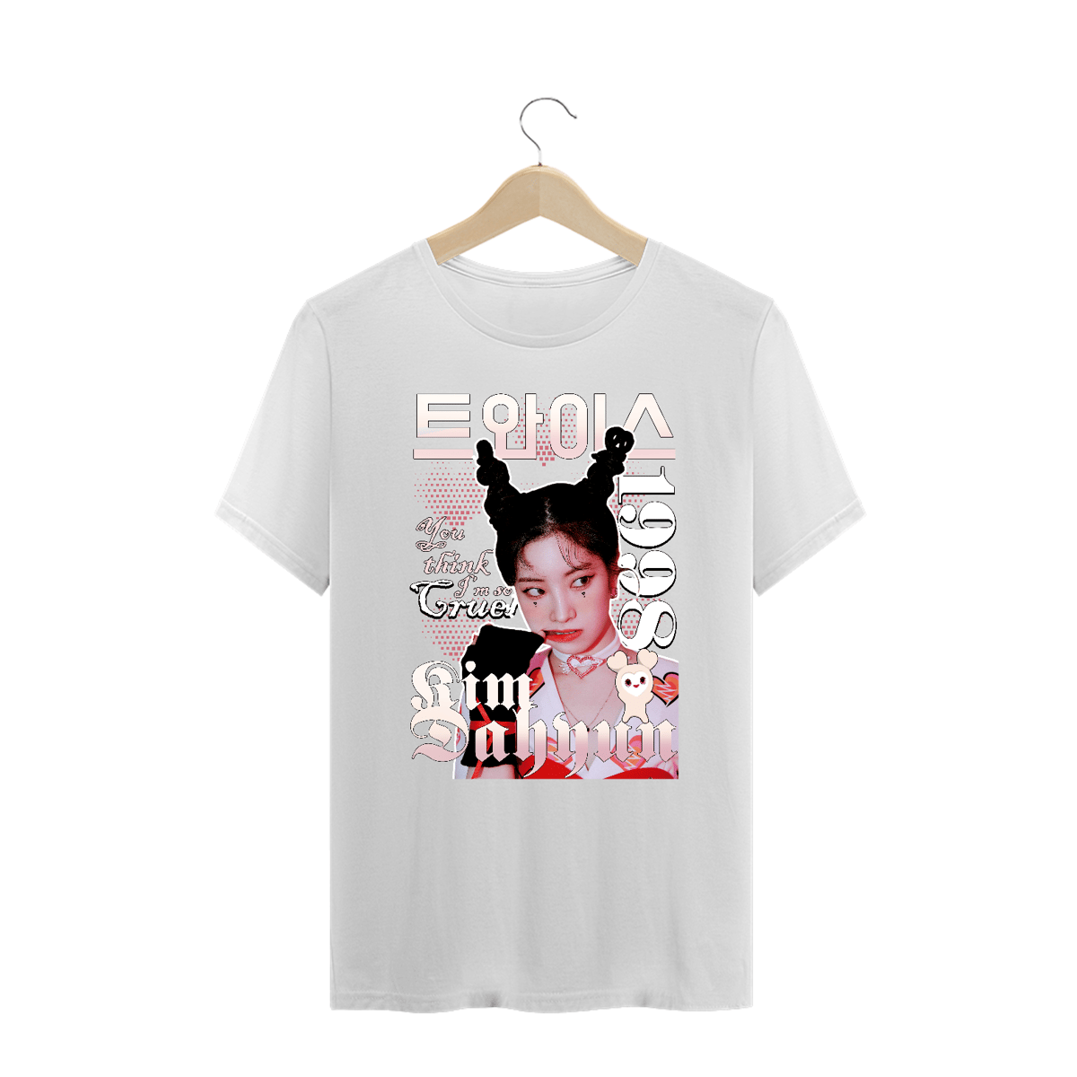 Nome do produto: Camiseta Plus Size \'KIM DAHYUN (Twice)\'