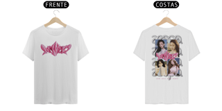Nome do produto Camiseta Frente e Costas 'AESPA- MY WORLD'