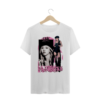 Nome do produto Camiseta Plus Size 'ROSÉ (BLACKPINK)'