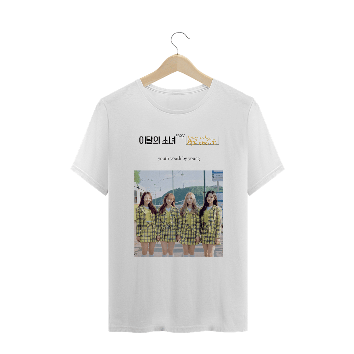 Nome do produto: Camiseta Plus Size \'LOONA YYXY - BEAUTY & THE BEAT
