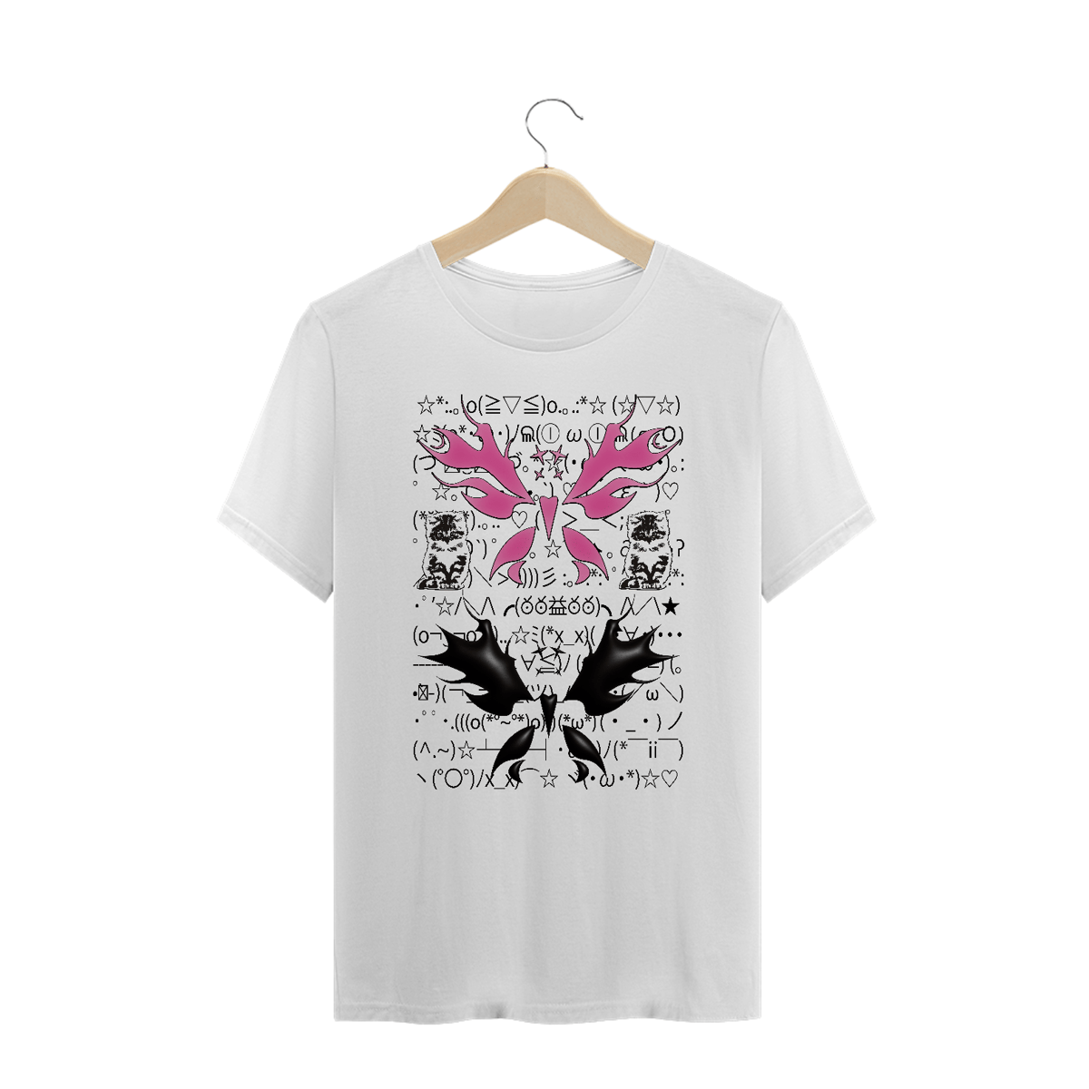 Nome do produto: Camiseta Plus Size \'KAOMOJI 2.0\'