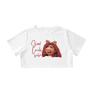 Nome do produto Cropped 'CHAPPELL ROAN - GOOD LUCK, BABE (MISS PIGGY)'