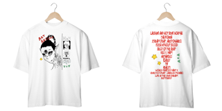 Nome do produto Camiseta Oversized Frente e Costas 'GRIMES - ART ANGELS'