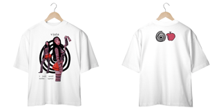 Nome do produto Camiseta Oversized Frente e Costas 'YVES - VIOLA'