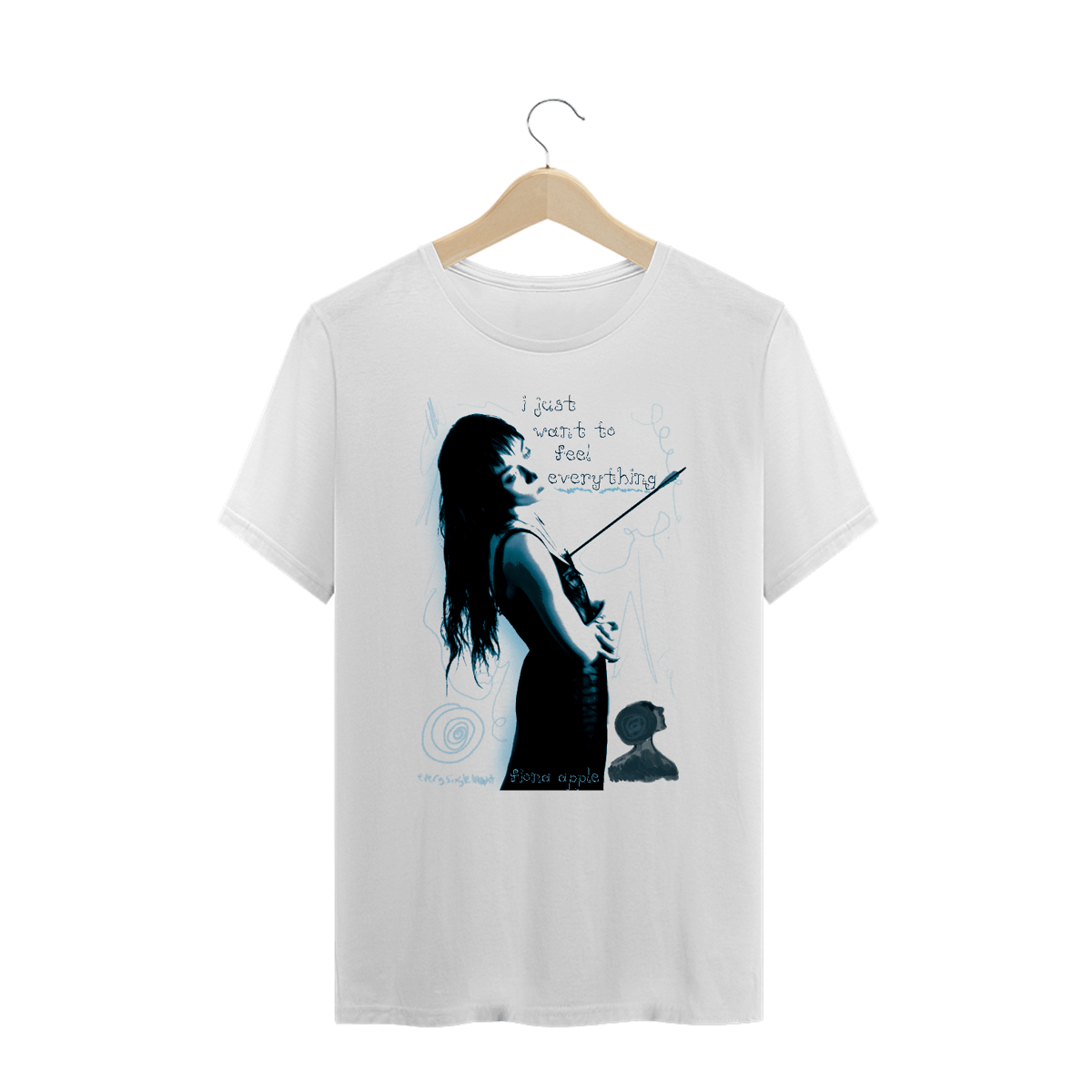 Nome do produto: Camiseta Plus Size \'FIONA APPLE - EVERY SINGLE NIGHT\'
