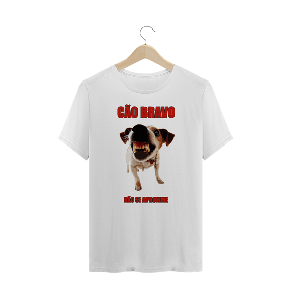 Camiseta Plus Size 'CÃO BRAVO'