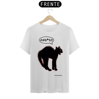 Nome do produto Camiseta 'me assustei (gatinho)'