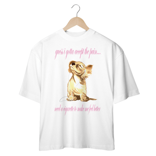 Nome do produto Camiseta Oversized 'HEADPHONES ON' (Addison Rae)'