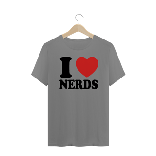 Nome do produto Camiseta Plus Size 'I LOVE NERDS'