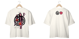 Nome do produto Camiseta Oversized Frente e Costas 'YVES - VIOLA'
