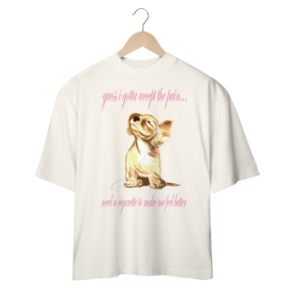 Nome do produto Camiseta Oversized 'HEADPHONES ON' (Addison Rae)'