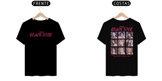 Nome do produto Camiseta 'TWICE - READY TO BE (frente e costas)'