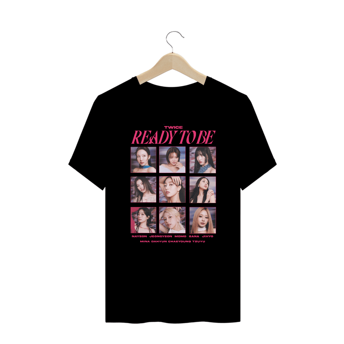 Nome do produto: Camiseta Plus Size \'TWICE - READY TO BE\'