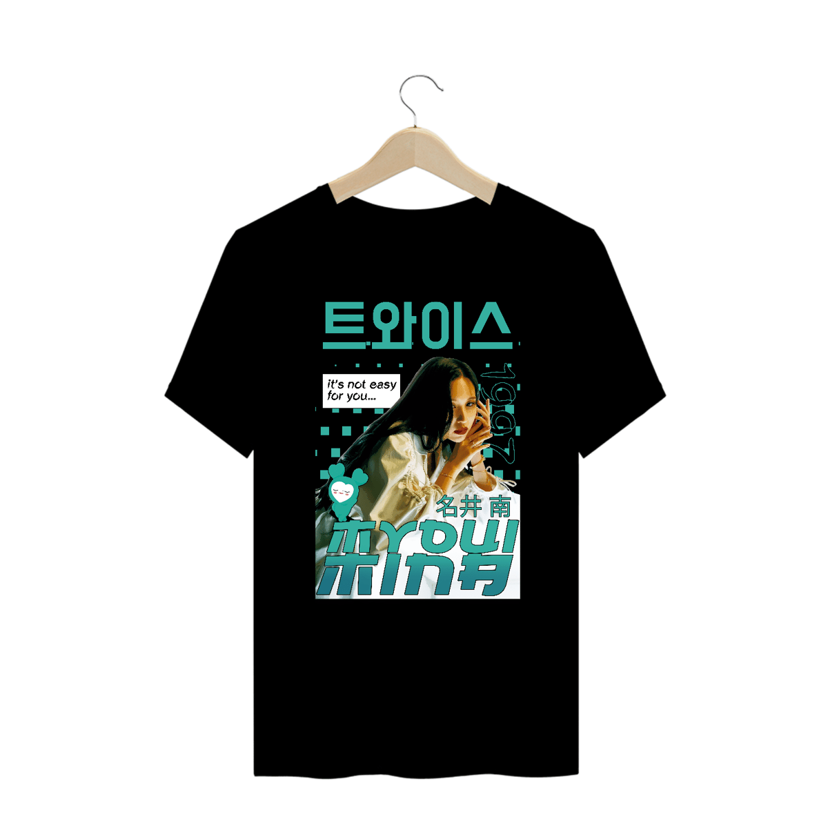 Nome do produto: Camiseta Plus Size \'MYOUI MINA (Twice)\'