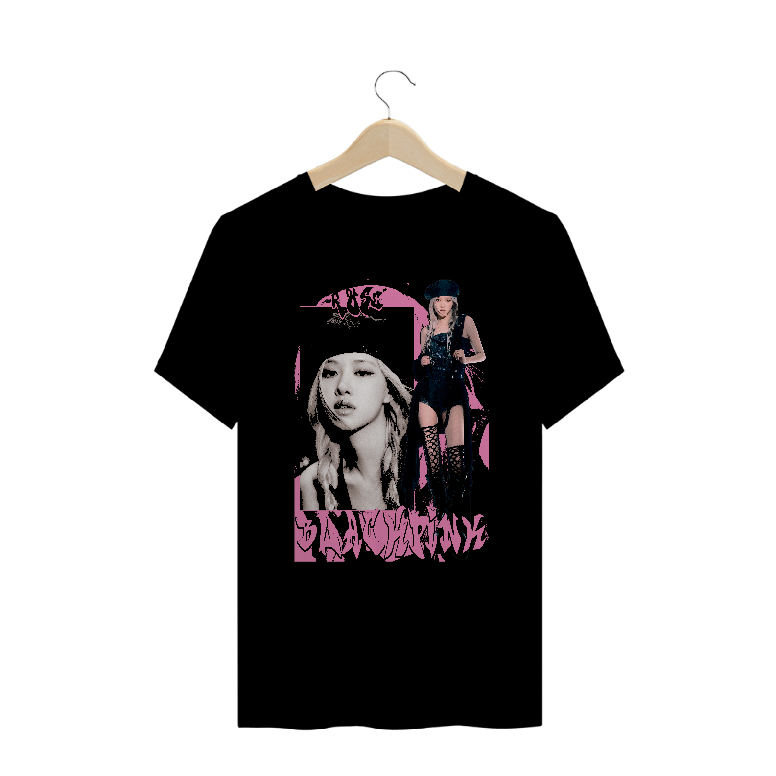 Camiseta Plus Size 'ROSÉ (BLACKPINK)'