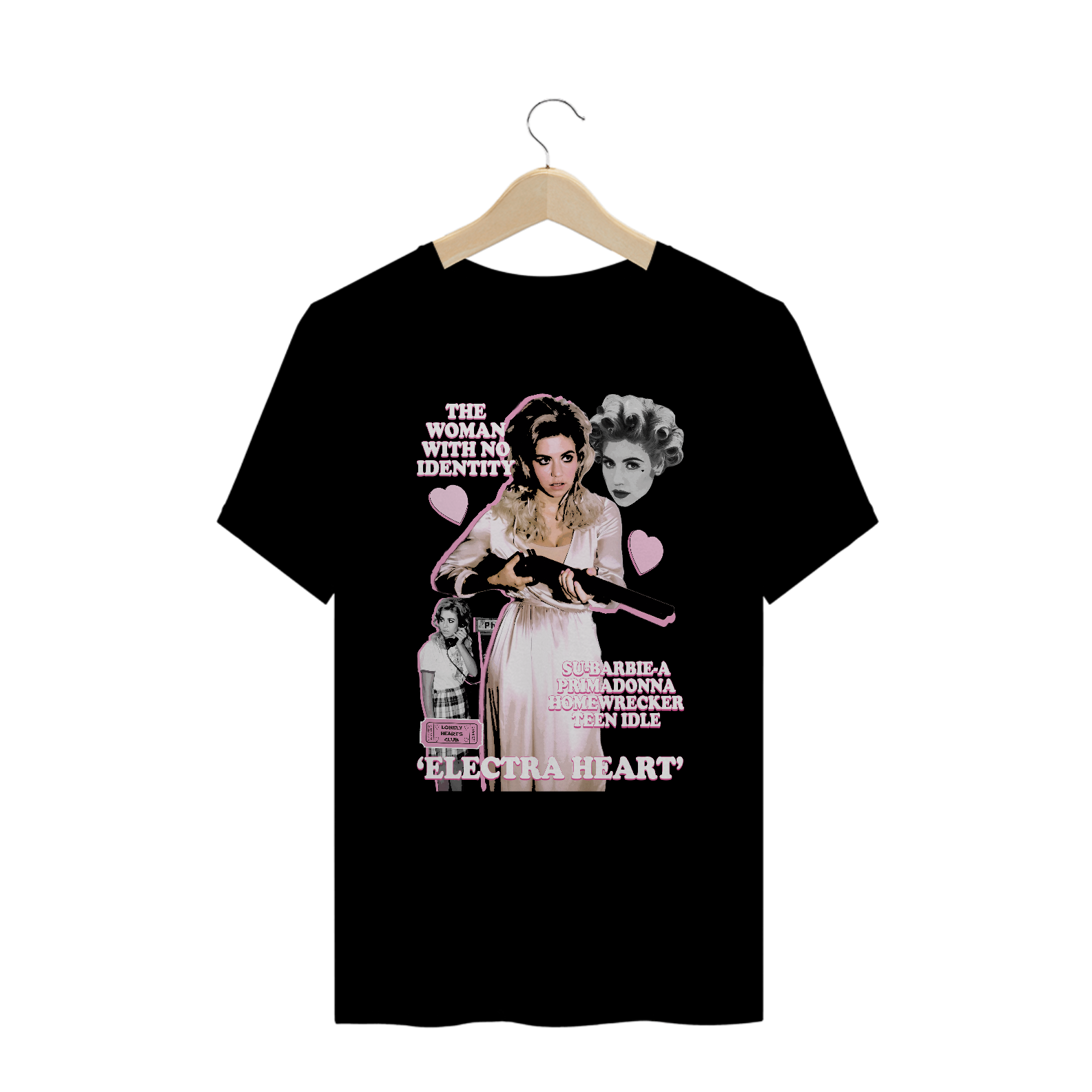 Camiseta Plus Size 'ELECTRA HEART (MARINA)'