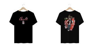 Nome do produto Camiseta Plus Size Frente e Costas 'CHUU'