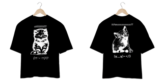 Nome do produto Camiseta Oversized Frente e Costas 'Oiiii/Tchauuuu'