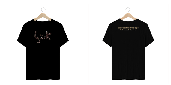 Camiseta Plus Size Frente e Costas 'BJORK - HUMAN BEHAVIOUR'