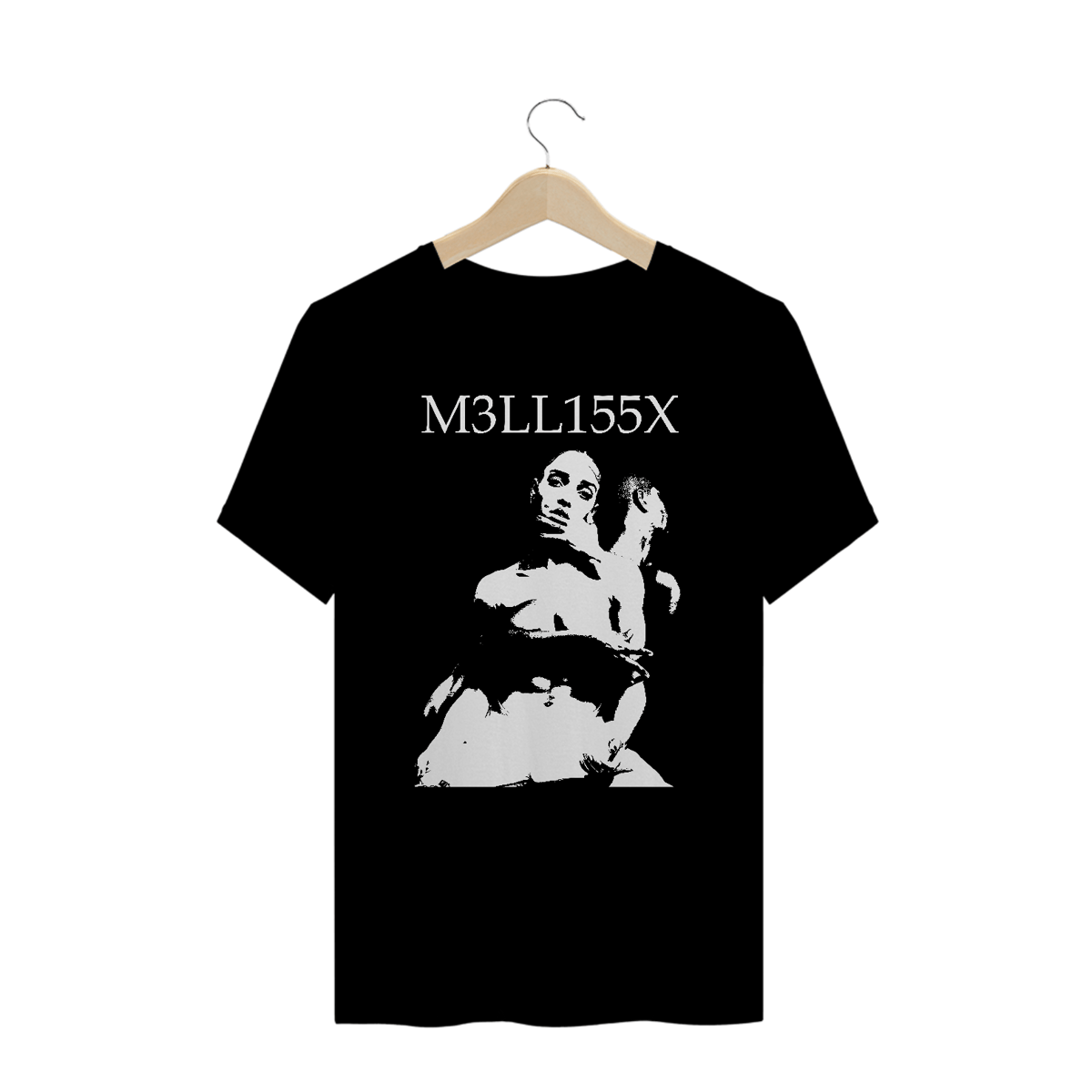 Nome do produto: Camiseta Plus Size Preta \'FKA TWIGS - M3LL155X\'