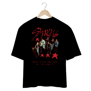 Nome do produto Camiseta Oversized 'STRAY KIDS (versão 1)'