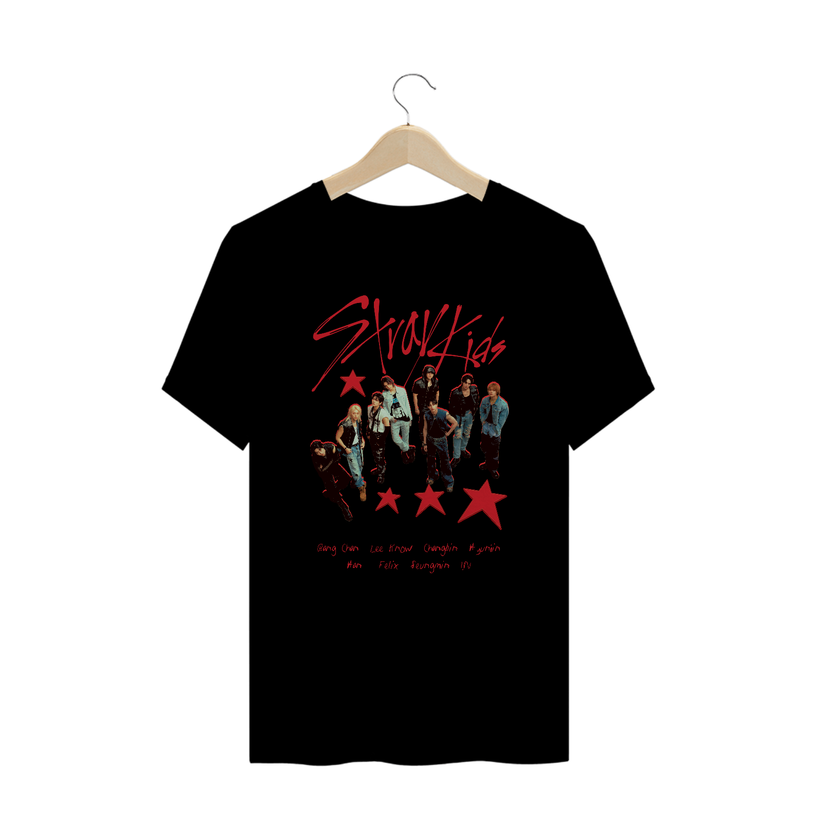 Camiseta Plus Size  'STRAY KIDS (versão 1)'