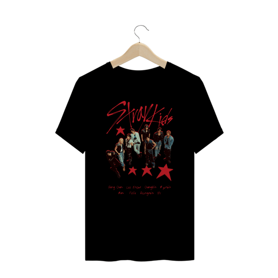 Camiseta Plus Size  'STRAY KIDS (versão 1)'