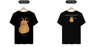 Nome do produto Camiseta Frente e Costas 'pou'