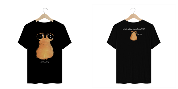 Camiseta Plus Size Frente e Costas 'pou'