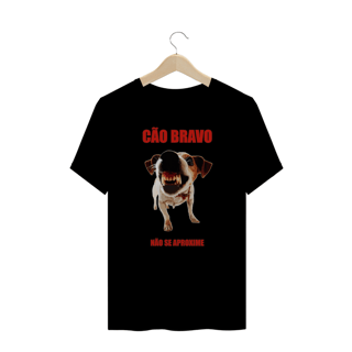 Nome do produto Camiseta Plus Size 'CÃO BRAVO'