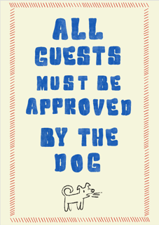 Nome do produto quadro • visitantes? depende do cachorro