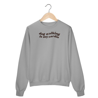 Nome do produto moletom prime • dog walking is my cardio 