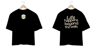 Nome do produto oversized • beyond the walls // frente & costas