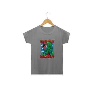 Nome do produto T-shirt Infantil- Mario Game Over